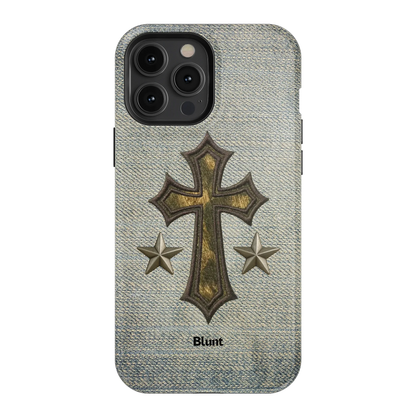 Denim Faith iPhone Case