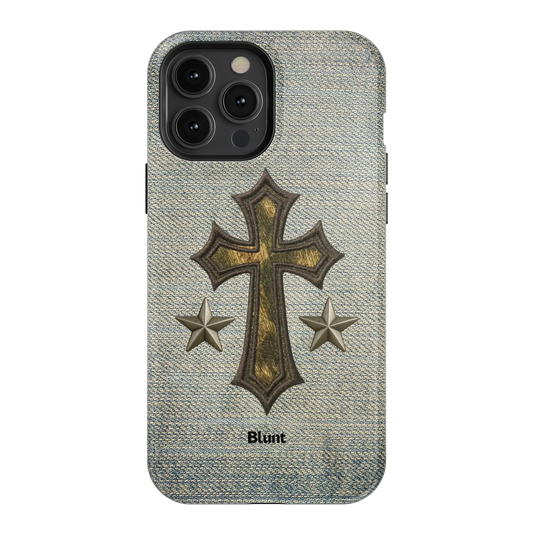 Denim Faith iPhone Case
