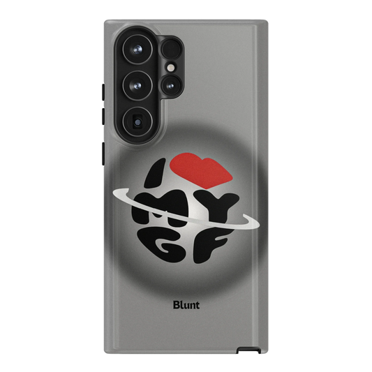 Grey Aura Girlfriend Samsung Case