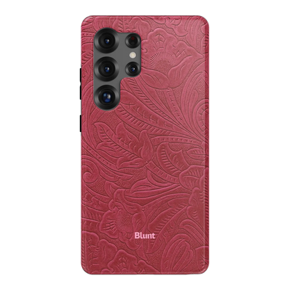 Mauve Leather Samsung Case