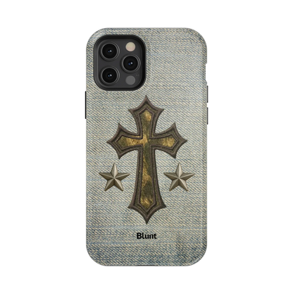 Denim Faith iPhone Case