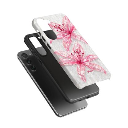 Pink-Floral-Luster-samsung-case-S23 Plus-3