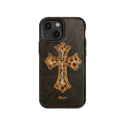 Golden Celine iPhone Case