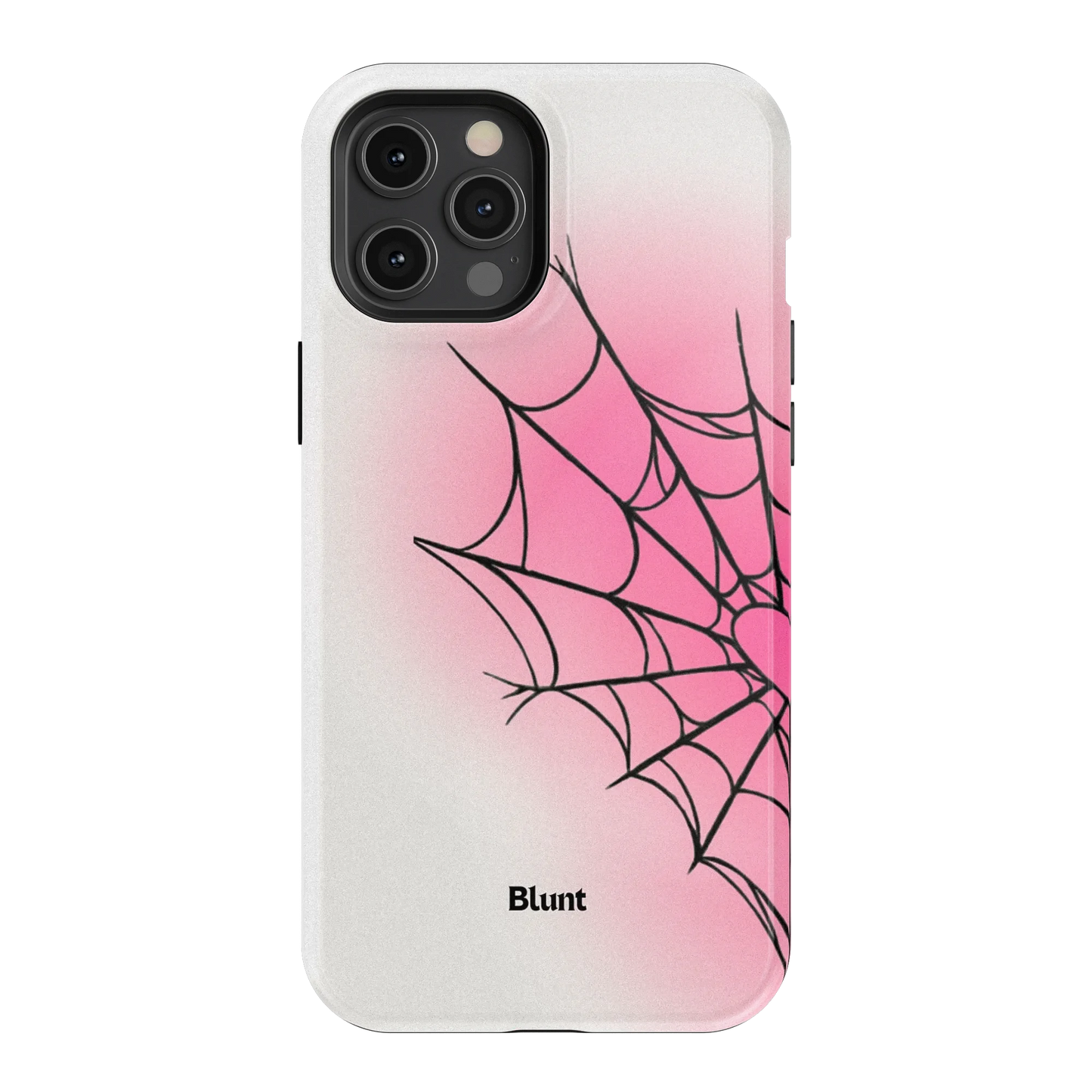 White Pink Web iPhone Case