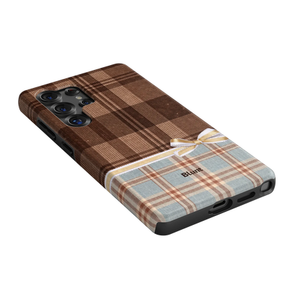 Mocha-Plaid-samsung-case-S25 Ultra-2