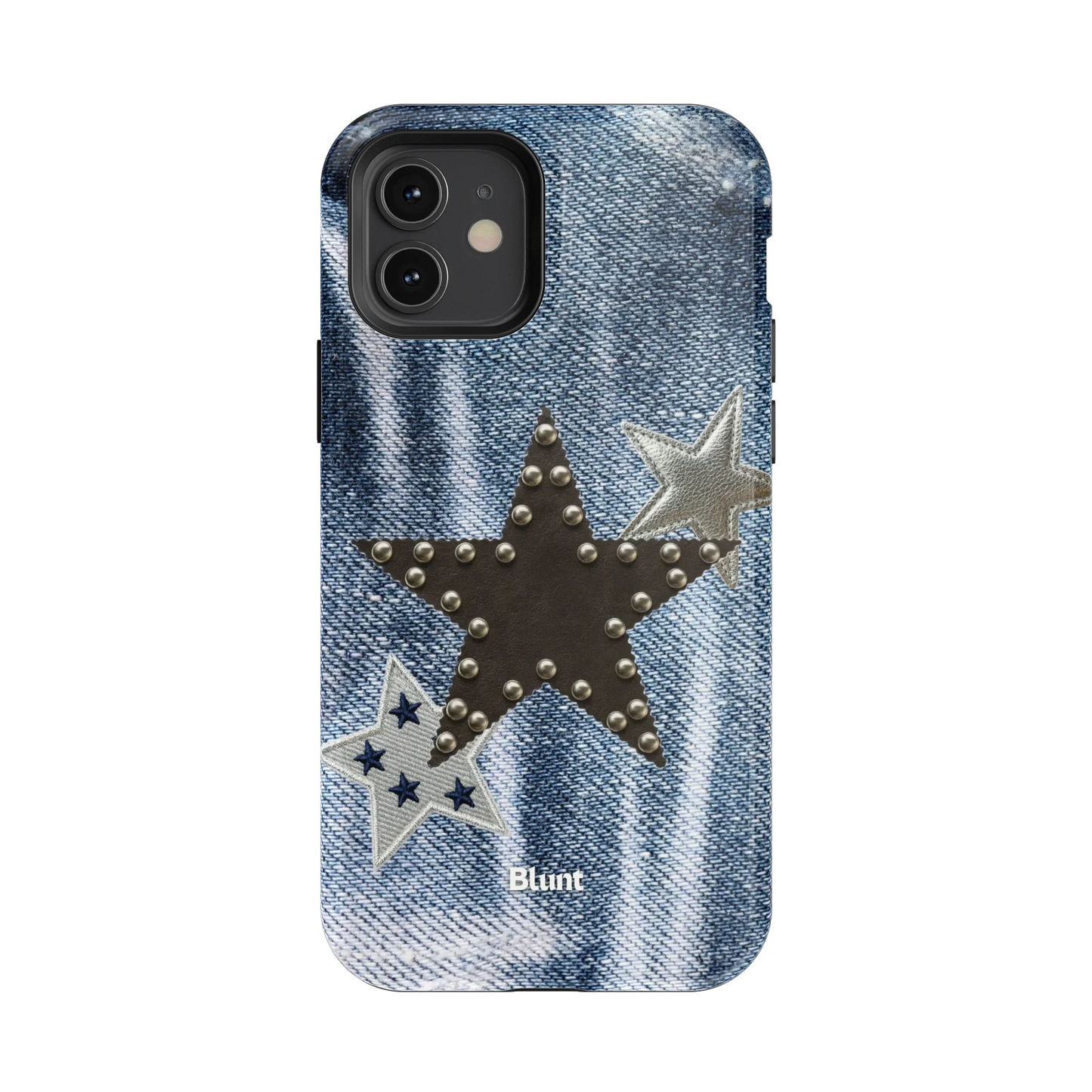 Denim Starstud iPhone Case