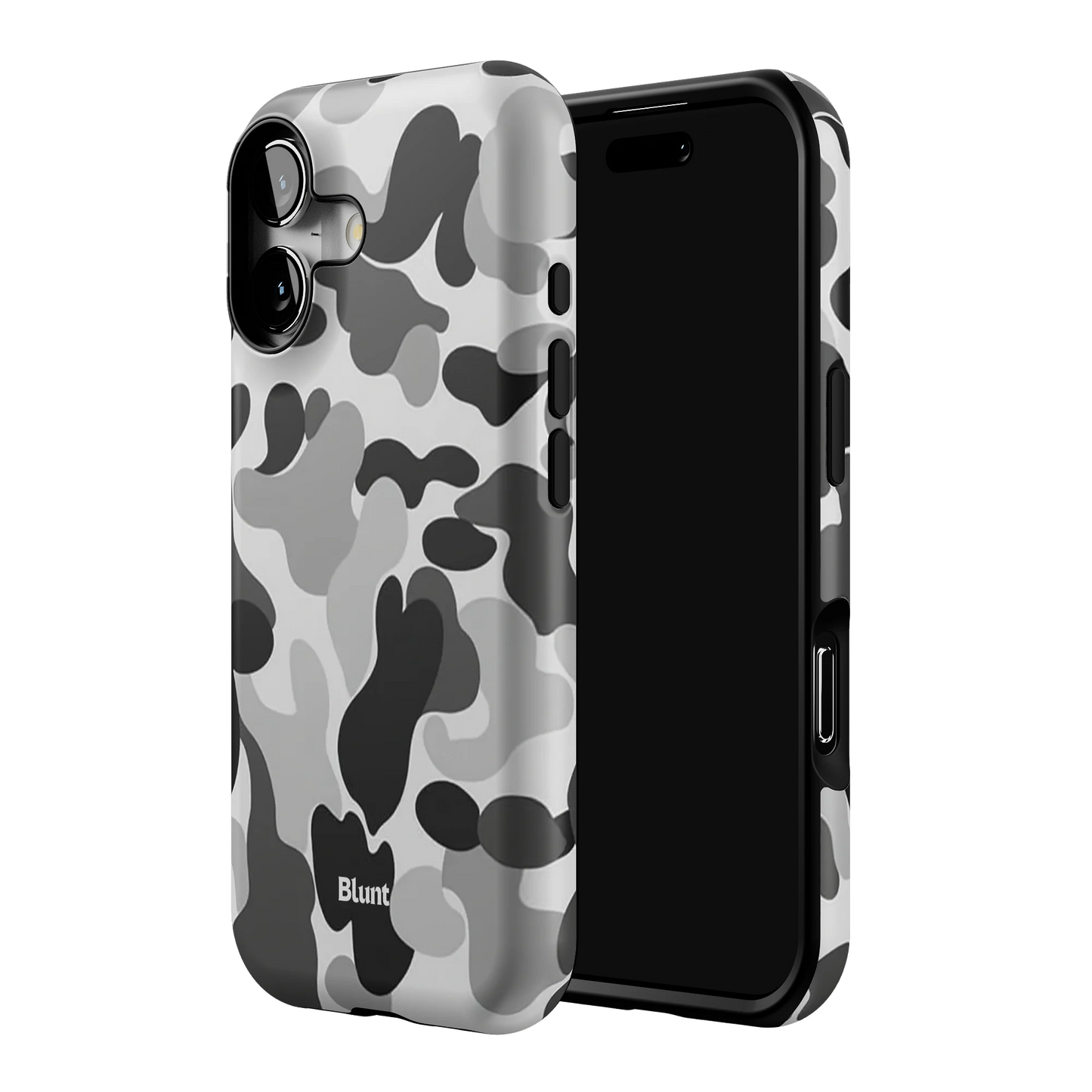 Grey Camo iPhone Case