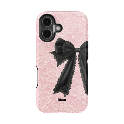 Blushed Bow iPhone Case