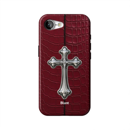 Crimson Crux iPhone Case