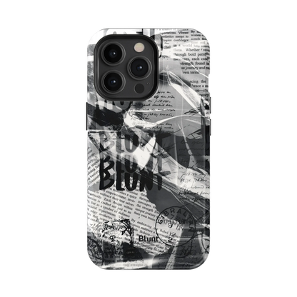 Black Love Letter iPhone Case