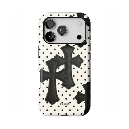 Noir Crosses iPhone Case