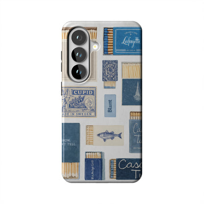 Teal flame Samsung Case