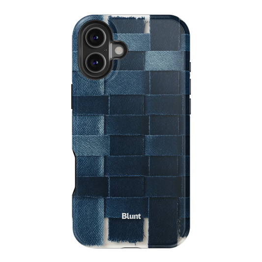 Indigo Weave iPhone Case