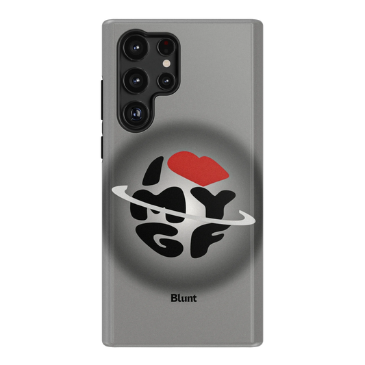 Grey Aura Girlfriend Samsung Case