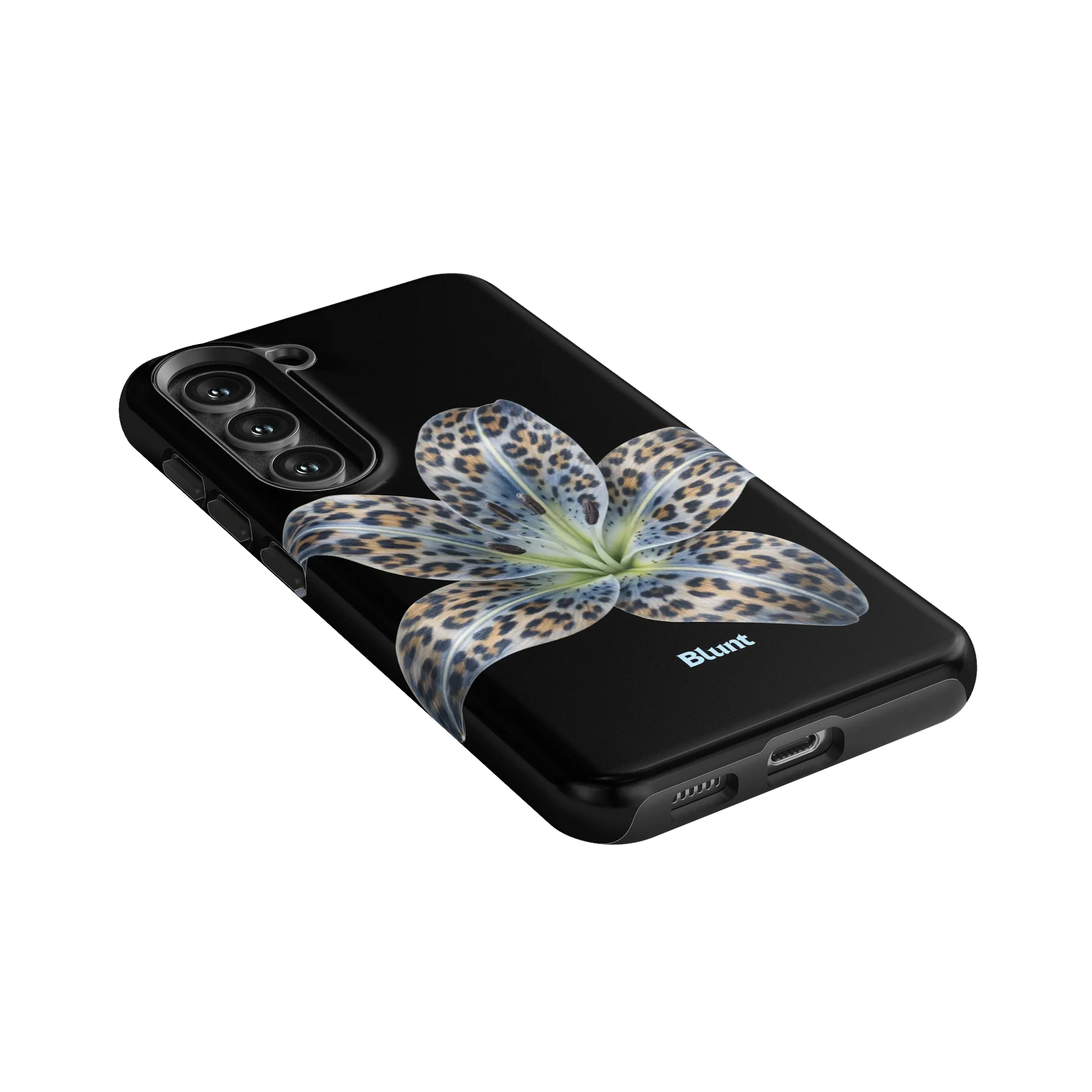 Blue-Leopard-Bloom-samsung-case-Galaxy S23-2