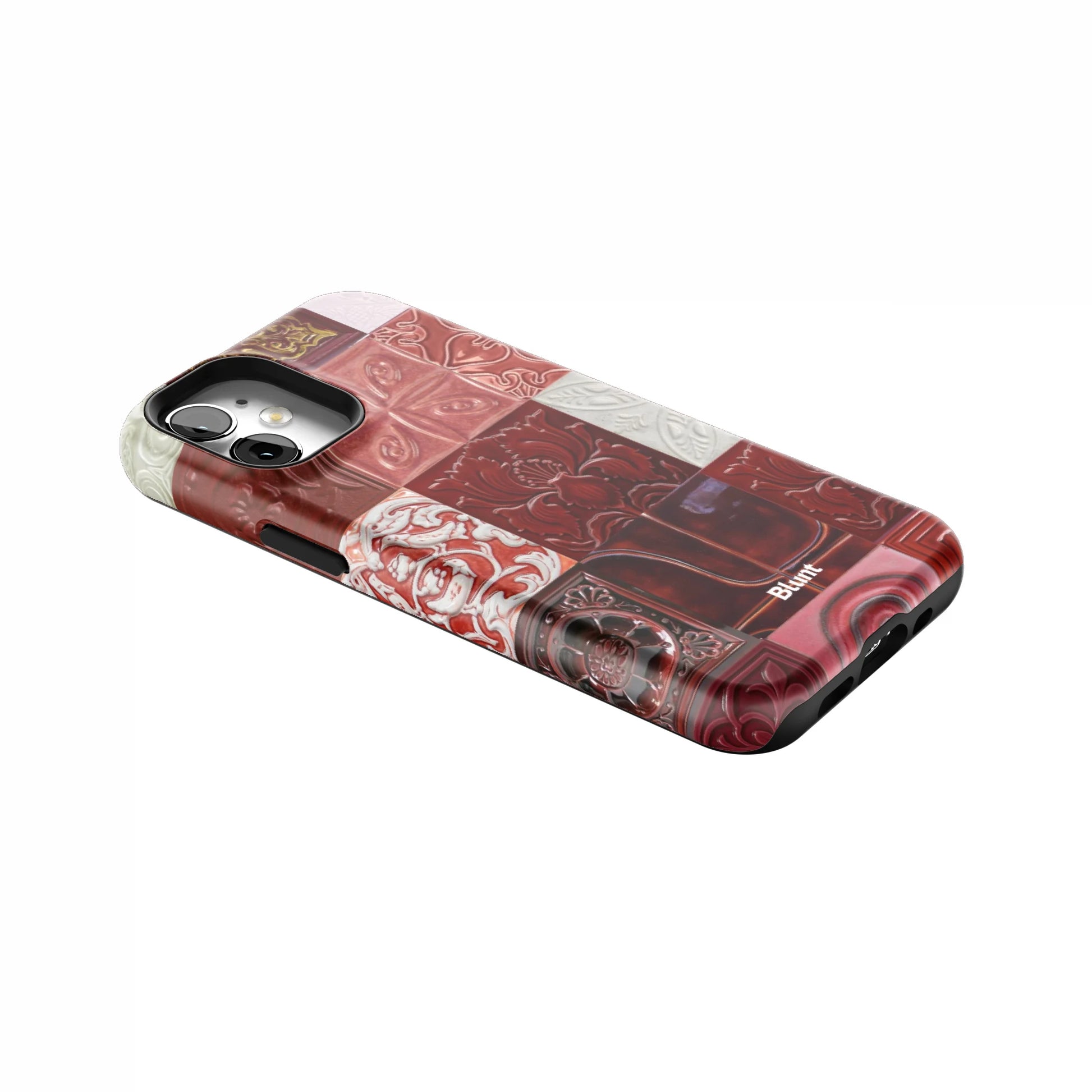 Checkered-Rouge-iphone-case-iPhone 12 Mini-2
