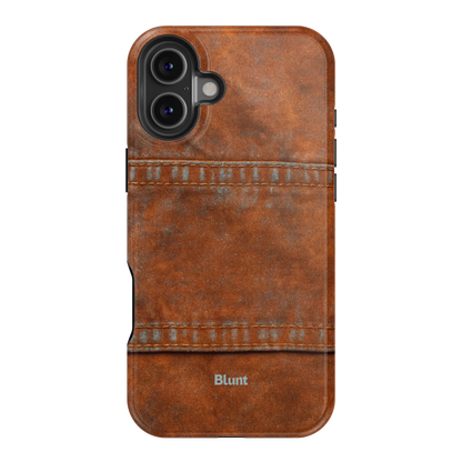 Chocolate Denim iPhone Case