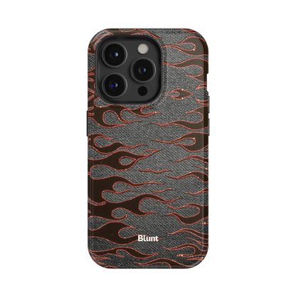 Steel Flame iPhone Case
