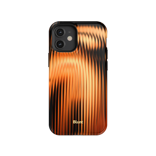 Copper Ripple iPhone Case