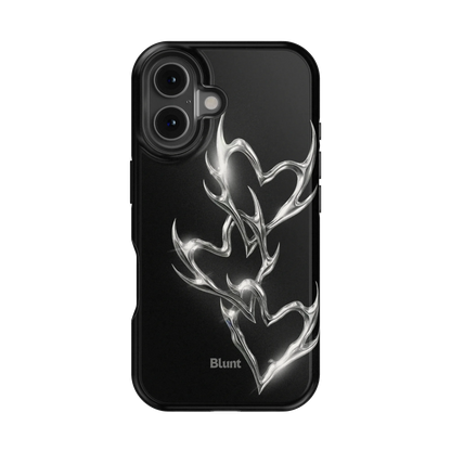 Chrome Flame iPhone Case