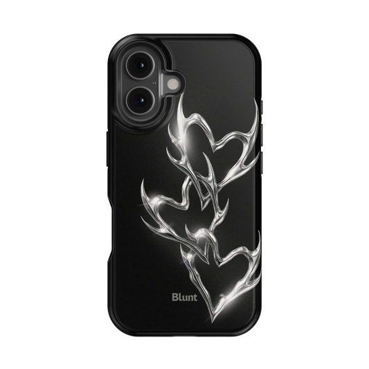Chrome Flame iPhone Case