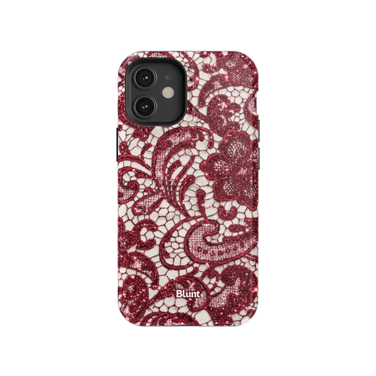 Crimson Lace iPhone Case