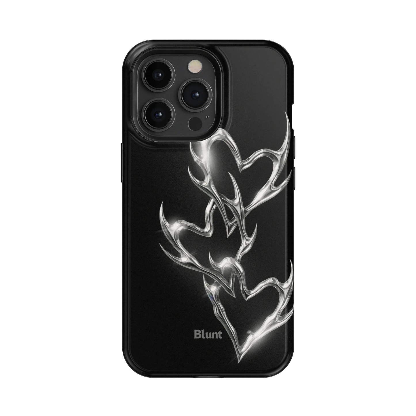 Chrome Flame iPhone Case