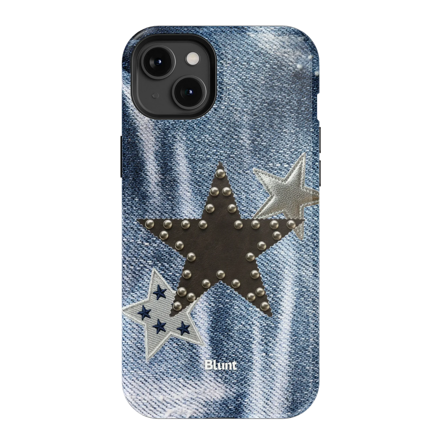 Denim Starstud iPhone Case
