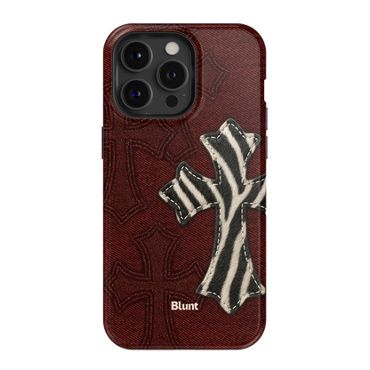 Zebrascale Cross iPhone Case