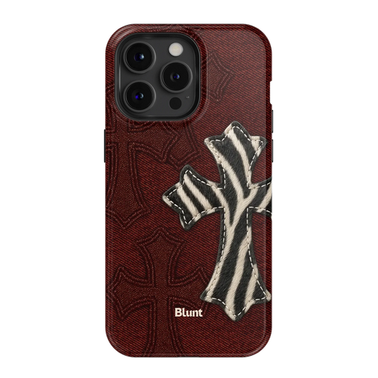 Zebrascale Cross iPhone Case