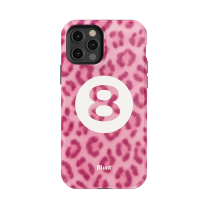 Pink Cheetah Magic 8 iPhone Case