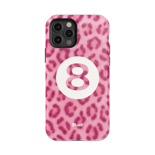 Pink Cheetah Magic 8 iPhone Case
