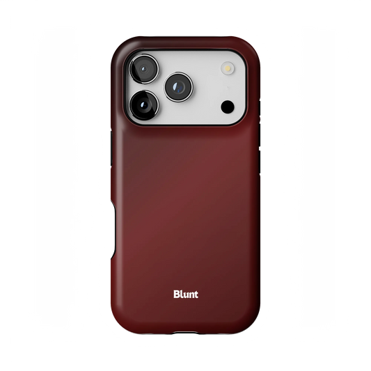 Oxblood iPhone Case