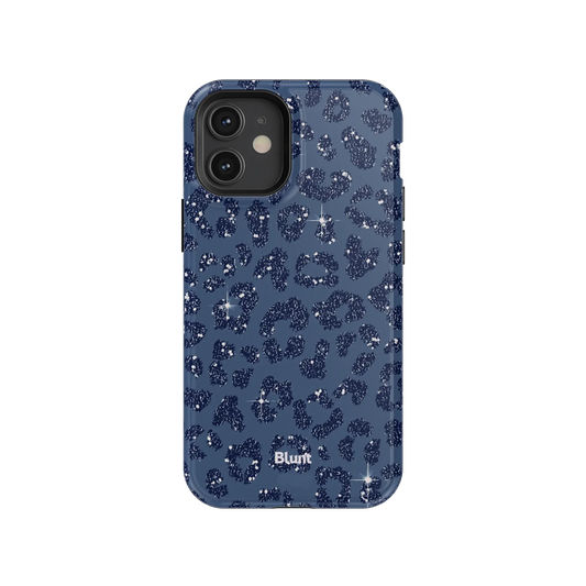 Blue Cheetah Print iPhone Case