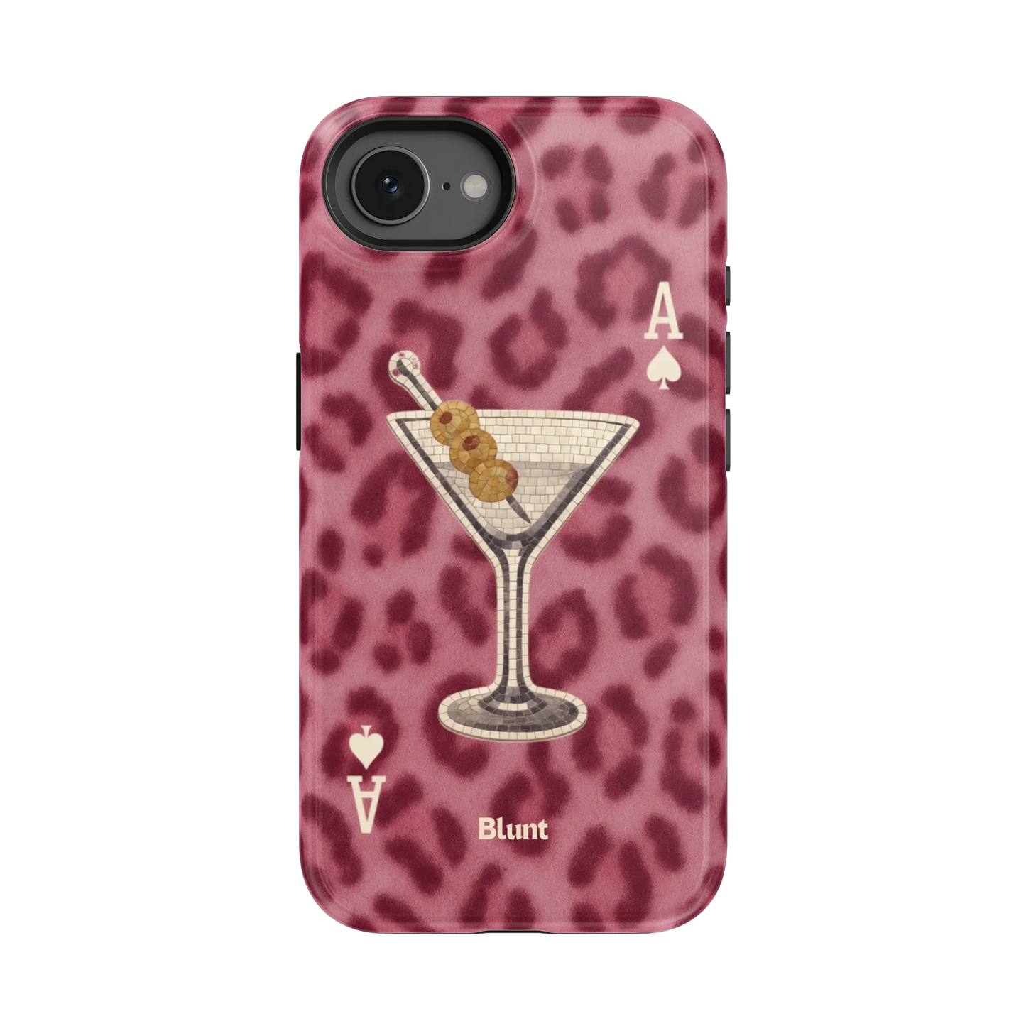 Pink Cheetah Dirty Martini iPhone Case