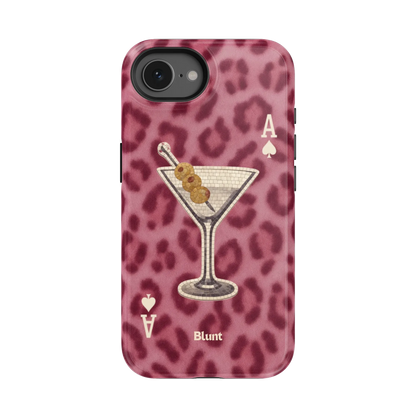 Pink Cheetah Dirty Martini iPhone Case
