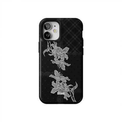 NOIR-PETALS-iphone-case-iPhone 12 Mini-1