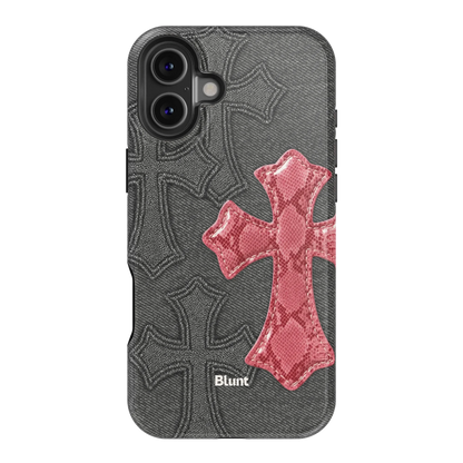 Pinkscale Cross iPhone Case