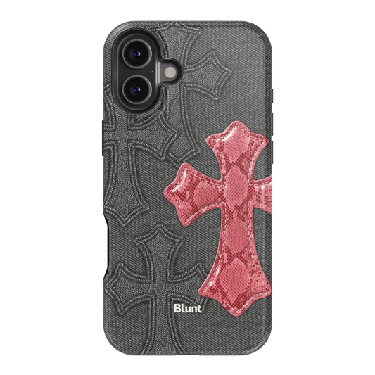 Pinkscale Cross iPhone Case