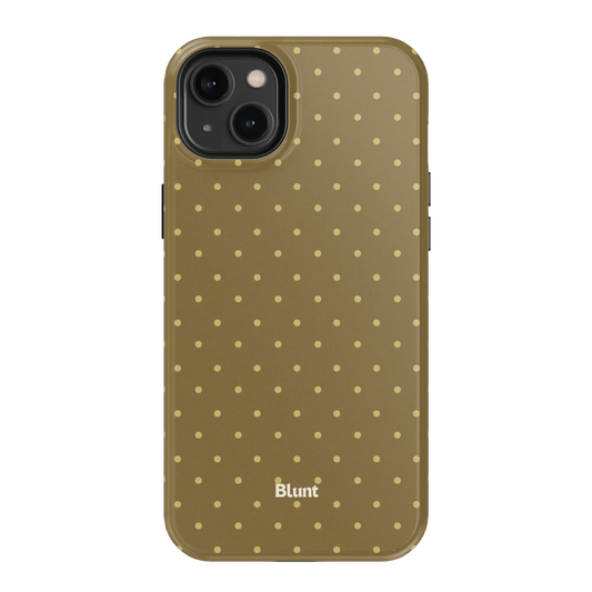 Olive Dot iPhone Case