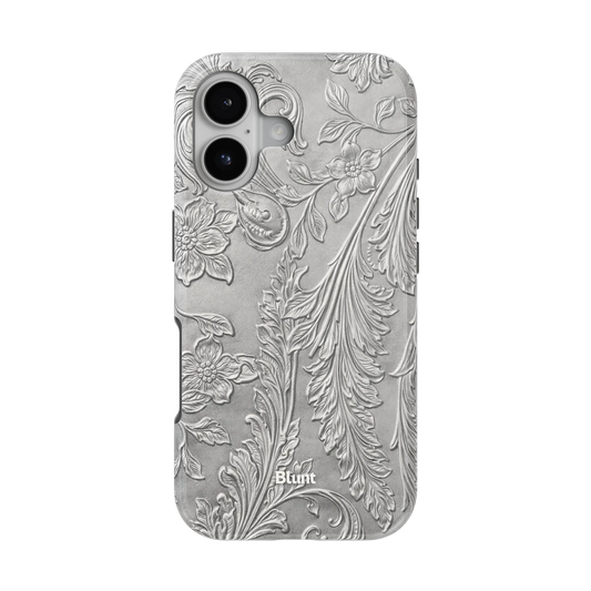 Tooled Silver iPhone Case