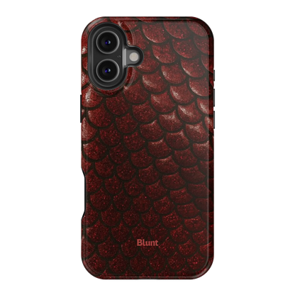 Crimson Depth iPhone Case