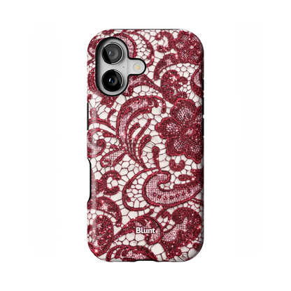Crimson Lace iPhone Case