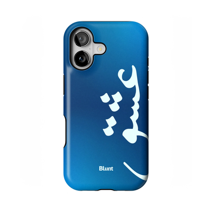 Blue Love iPhone Case