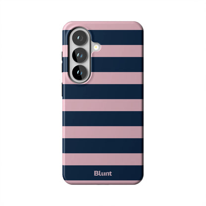 Blueberry Blush Stripe Samsung Case