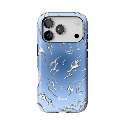 Blue Cyber iPhone Case