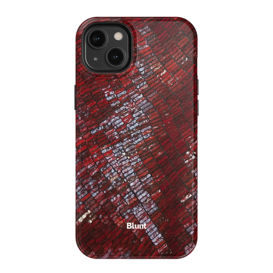 Crimson Scale iPhone Case