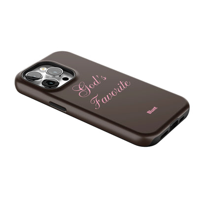 Gods Favorite Brown iPhone Case gallery - Iphone_14_Pro_2