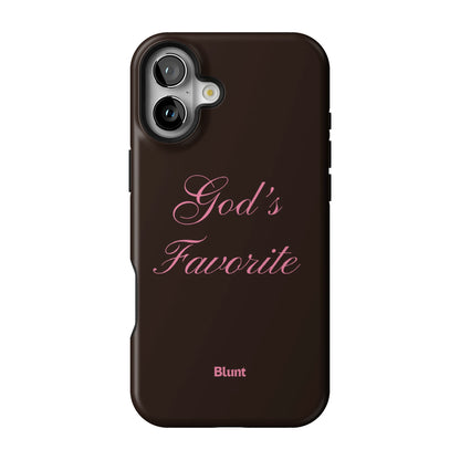 Gods Favorite Brown iPhone Case gallery - Iphone_16_Mini_Air_Plus_1