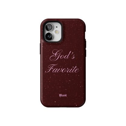 Gods Favorite Burgundy iPhone Case gallery - Iphone_12_Mini_Air_Plus_1